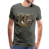 Sloth My Spirit Animal Men's Premium T-Shirt - asphalt gray