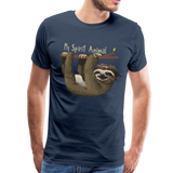Sloth My Spirit Animal Men's Premium T-Shirt - navy
