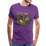 Sloth My Spirit Animal Men's Premium T-Shirt - purple