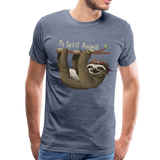 Sloth My Spirit Animal Men's Premium T-Shirt - heather blue