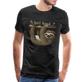 Sloth My Spirit Animal Men's Premium T-Shirt - charcoal gray