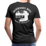 Backwoods Boys For Life Men's Premium T-Shirt - black