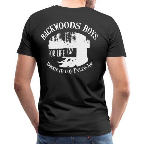 Backwoods Boys For Life Men's Premium T-Shirt - black