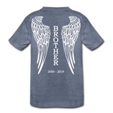 Brother 2000-2019 Kids' Premium T-Shirt - heather blue