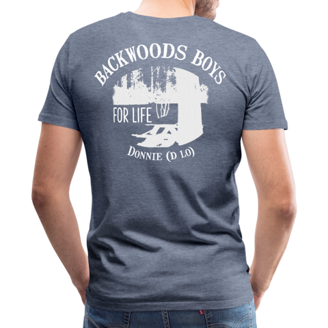 Big D Brother for Life Men's Premium T-Shirt - heather blue