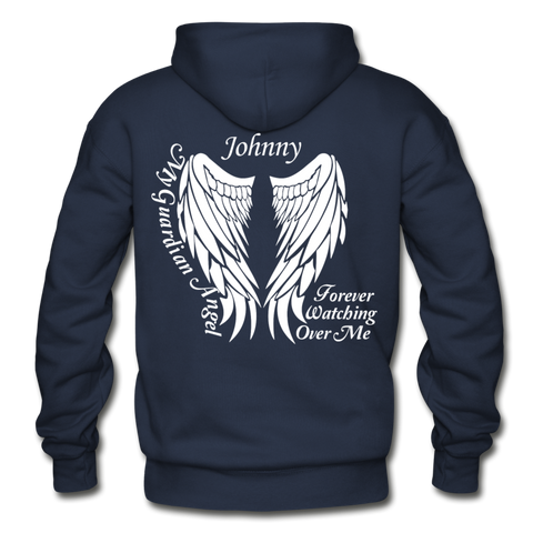 Johnny Guardian Angel Gildan Heavy Blend Adult Hoodie - navy