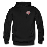 Firefigther Pullover Hoodie Gildan Heavy Blend Adult Hoodie - black