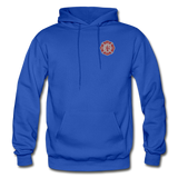Firefigther Pullover Hoodie Gildan Heavy Blend Adult Hoodie - royal blue