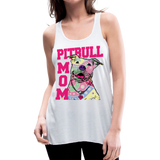 Pitbull Mom Women's Flowy Tank Top by Bella - white