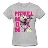 Pitbull Gildan Ultra Cotton Ladies T-Shirt - heather gray