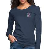 ER Nurse Women's Premium Long Sleeve T-Shirt - navy