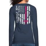 ER Nurse Women's Premium Long Sleeve T-Shirt - navy