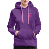 Nurse Flag Pullover Hoodie Women’s Premium Hoodie (CK1806) - purple