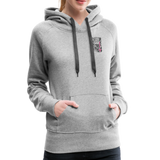 Nurse Flag Women’s Premium Hoodie (CK1806) - heather gray