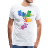 Nurse Caduceus  Unisex/Men's Premium T-Shirt (CK1678) - white