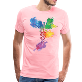 Nurse Caduceus  Unisex/Men's Premium T-Shirt (CK1678) - pink