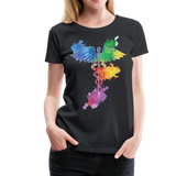 Nurse Caduceus Women’s Premium T-Shirt - black