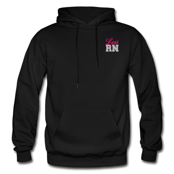 Lexi RN Gildan Heavy Blend Adult Hoodie - black