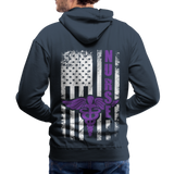 Nurse Flag Men’s Premium Hoodie (CK1810) - navy