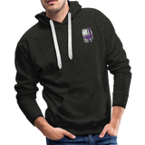 Nurse Flag Men’s Premium Hoodie (CK1810) - charcoal gray