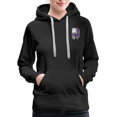 Nurse Flag Women’s Premium Hoodie (CK1810) - black