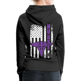 Nurse Flag Women’s Premium Hoodie (CK1810) - black