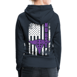 Nurse Flag Women’s Premium Hoodie (CK1810) - navy