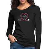 Nurse Shirt Essential AF Women's Premium Long Sleeve T-Shirt (CK1814) - black