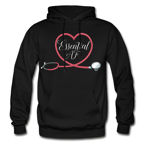 Nurse Essential AF Gildan Heavy Blend Adult Hoodie (CK1814) - black