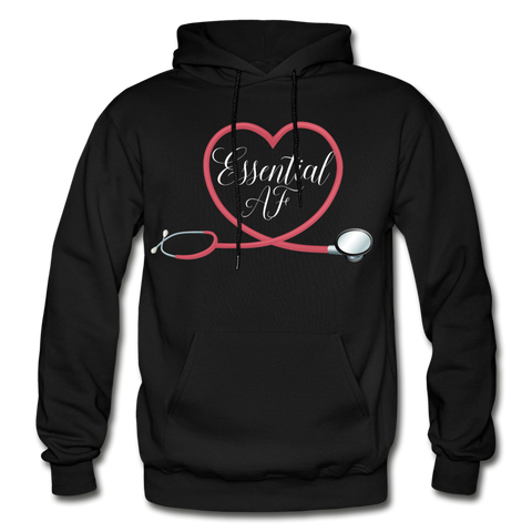 Nurse Essential AF Gildan Heavy Blend Adult Hoodie (CK1814) - black