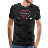 Nurse Essential AF Men's Premium T-Shirt (CK1814) - charcoal gray