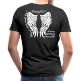 Daughter Guardian Angel Men's Premium T-Shirt (CK1606) - black