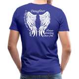 Daughter Guardian Angel Men's Premium T-Shirt (CK1606) - royal blue