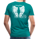 Daughter Guardian Angel Men's Premium T-Shirt (CK1606) - teal