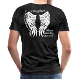 Daughter Guardian Angel Men's Premium T-Shirt (CK1606) - charcoal gray