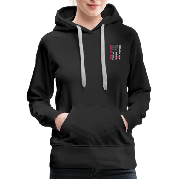 Emergency Nurse Flag Women’s Premium Hoodie (CK1823) - black