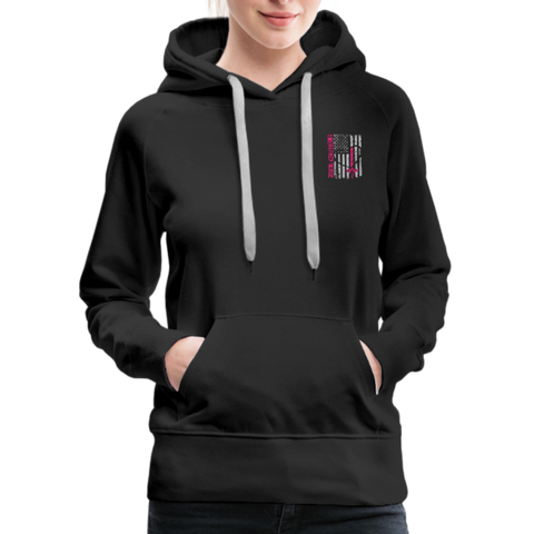 Emergency Nurse Flag Women’s Premium Hoodie (CK1823) - black