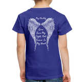 My Daddy Gone But Forever in My Heart Toddler Premium T-Shirt (CK1825) - royal blue