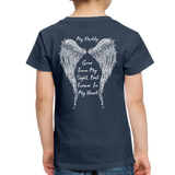 My Daddy Gone But Forever in My Heart Toddler Premium T-Shirt (CK1825) - navy