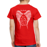 My Daddy Gone But Forever in My Heart Toddler Premium T-Shirt (CK1825) - red
