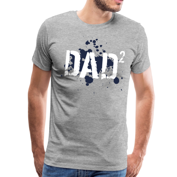 Dad Squared Men's Premium T-Shirt (CK1503) - heather gray