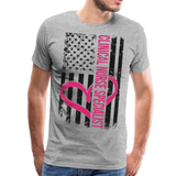 Clinical Nurse Specialist Flag Men's Premium T-Shirt (CK1561) - heather gray