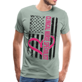 Clinical Nurse Specialist Flag Men's Premium T-Shirt (CK1561) - steel green