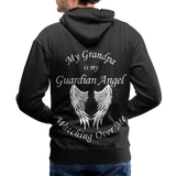 Grandpa Guardian Angel Men’s Premium Hoodie (CK1371) - black