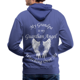 Grandpa Guardian Angel Men’s Premium Hoodie (CK1371) - royalblue