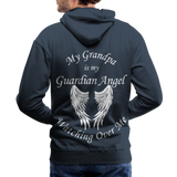Grandpa Guardian Angel Men’s Premium Hoodie (CK1371) - navy