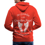 Grandpa Guardian Angel Men’s Premium Hoodie (CK1371) - red