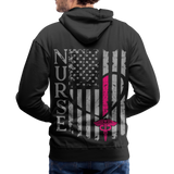 Nurse Flag Men’s Premium Hoodie (CK1806) - black