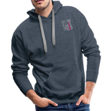 Nurse Flag Men’s Premium Hoodie (CK1806) - heather denim