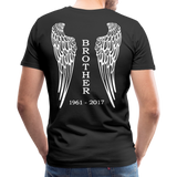 Brother Angel Wings Men's Premium T-Shirt - black